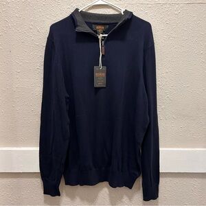 Redmond Quarter Zip Pullover Navy XL